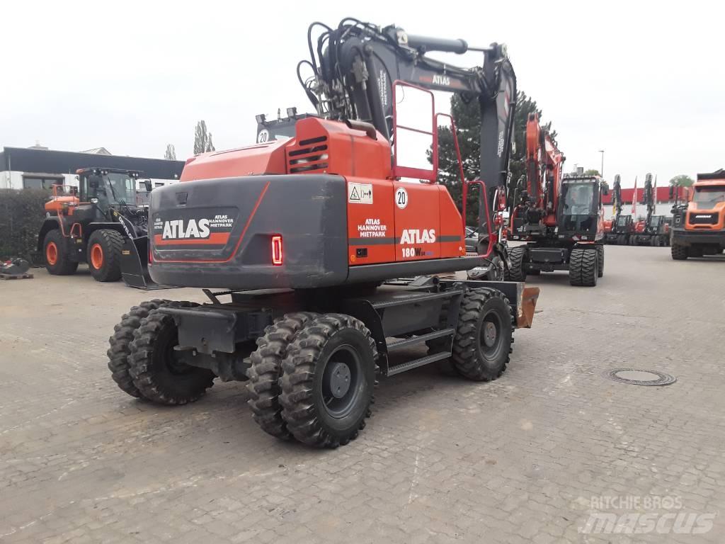 Atlas 180WSR Gravemaskiner på hjul