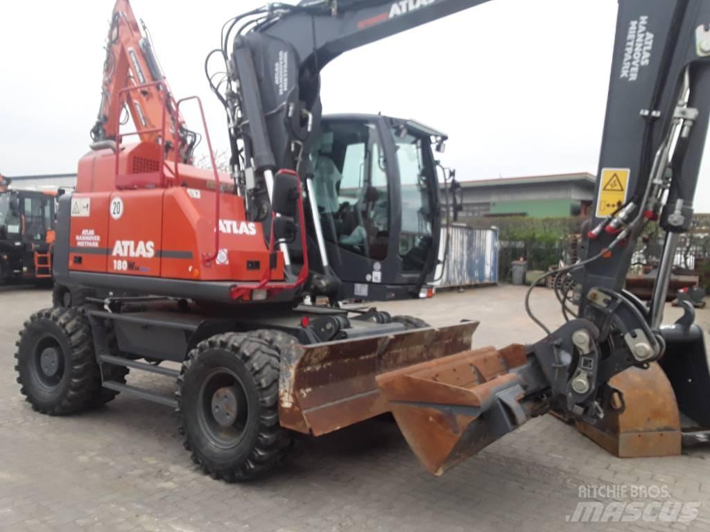 Atlas 180WSR Gravemaskiner på hjul