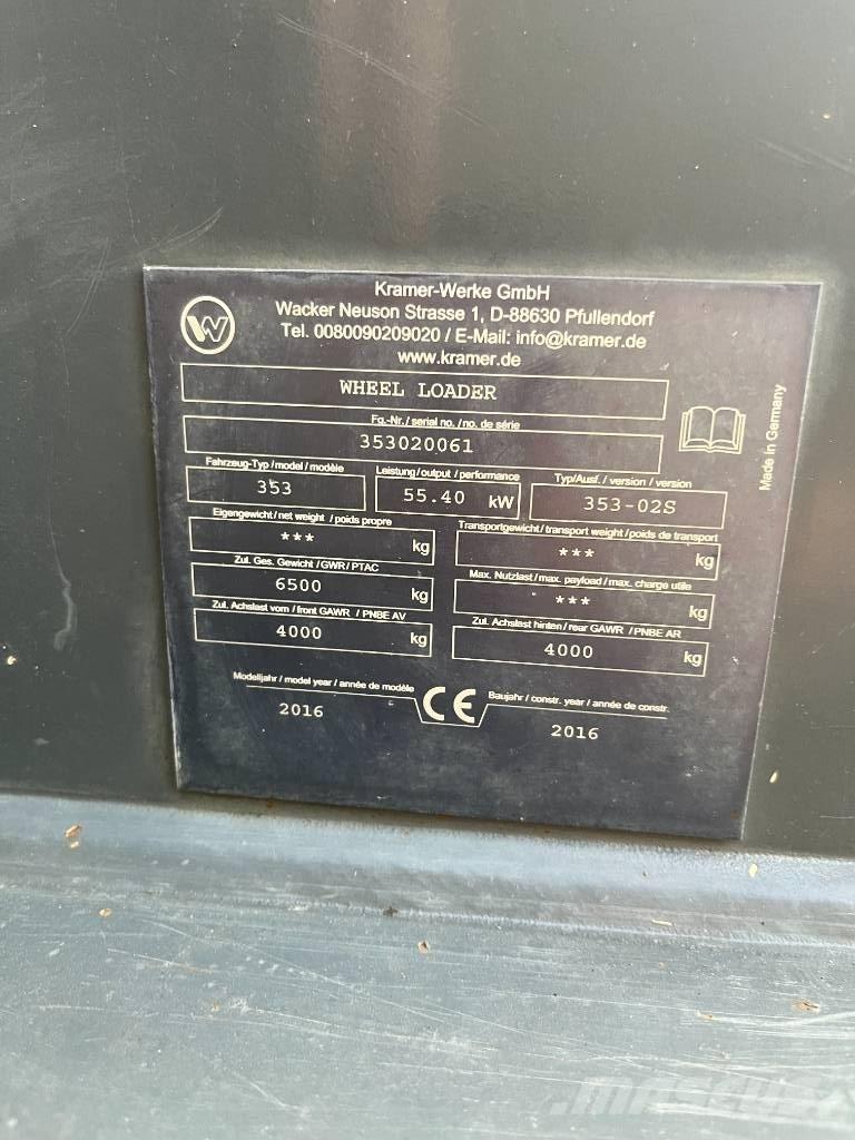 Kramer 5095 Læssemaskiner på hjul