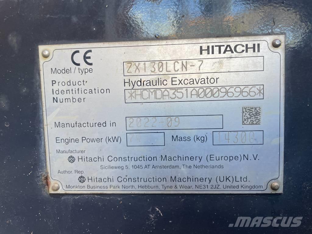 Hitachi ZX 130 LCN-7 Gravemaskiner på larvebånd