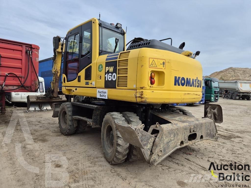 Komatsu PW160 Gravemaskiner på hjul
