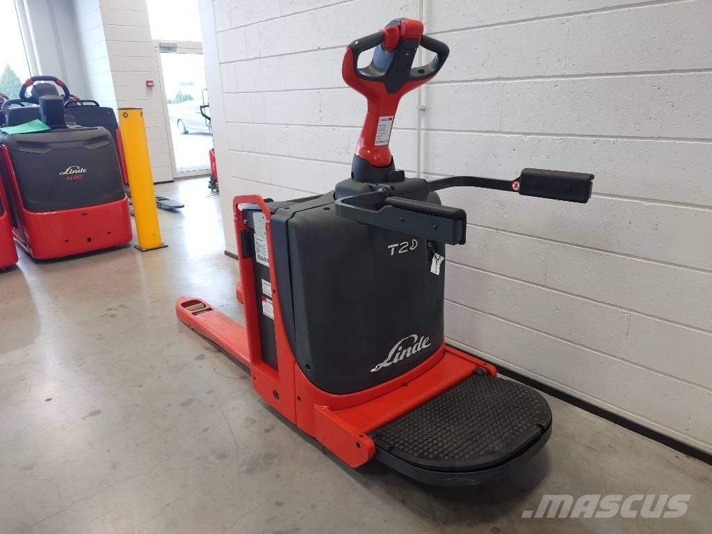 Linde T20P/1151 El-palleløftere med platform