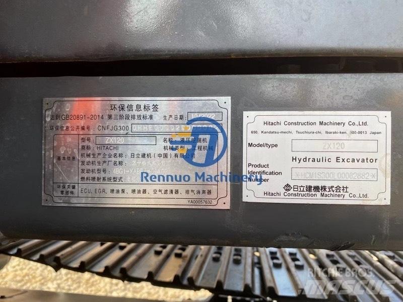 Hitachi ZX 120 Gravemaskiner på larvebånd