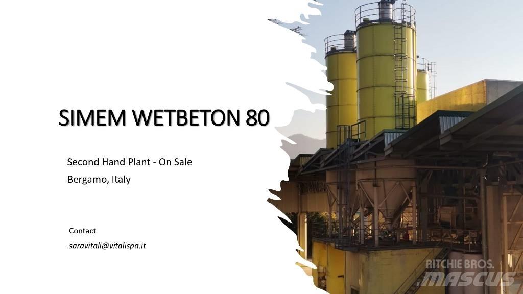  SIMEM WETBETON 80 Betonblandingsmaskine
