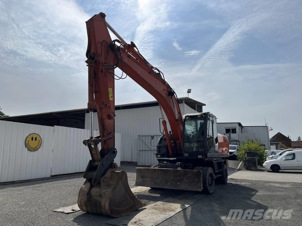 Hitachi ZX210W-3 Gravemaskiner på hjul