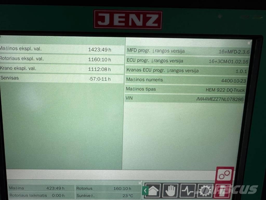 JENZ HEM 922 Flishuggere / neddelere