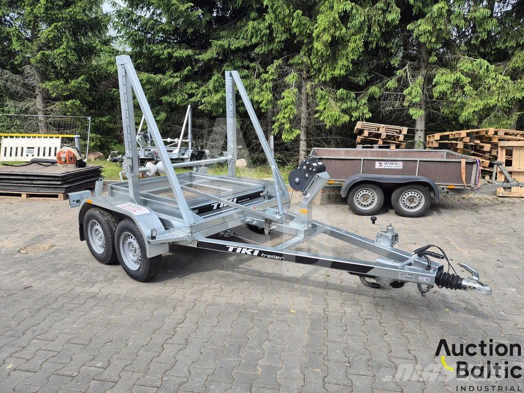  Tiki KP3500-DRB Semi-trailer med Gardinsider