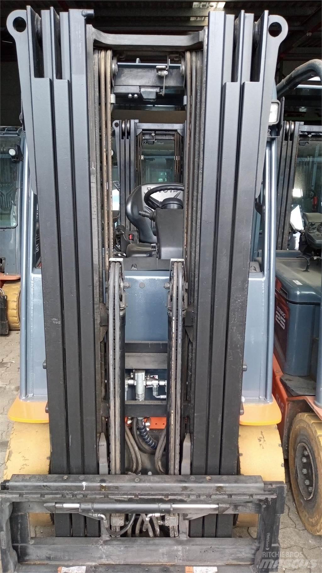 Toyota 8FBMKT25 El gaffeltrucks