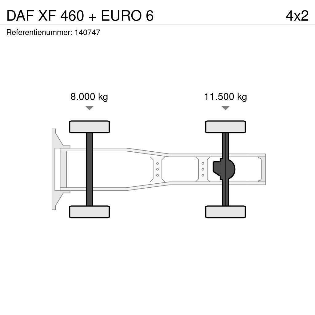 DAF XF 460 + EURO 6 Trækkere