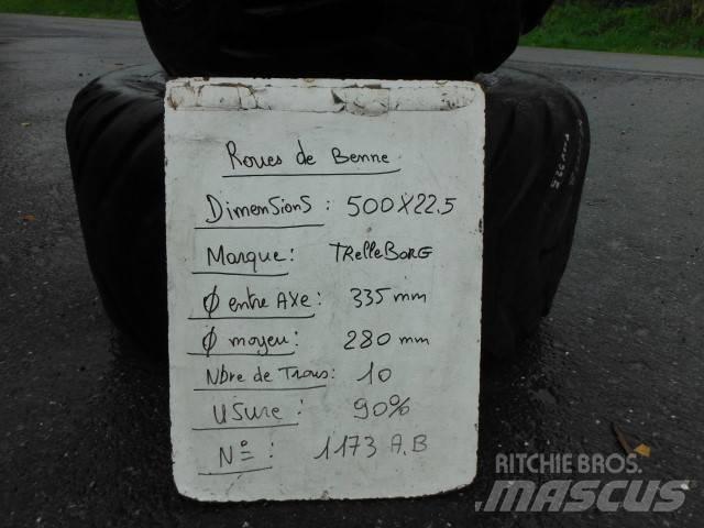 Trelleborg 500/22.5 Hjul, Dæk og Fælge