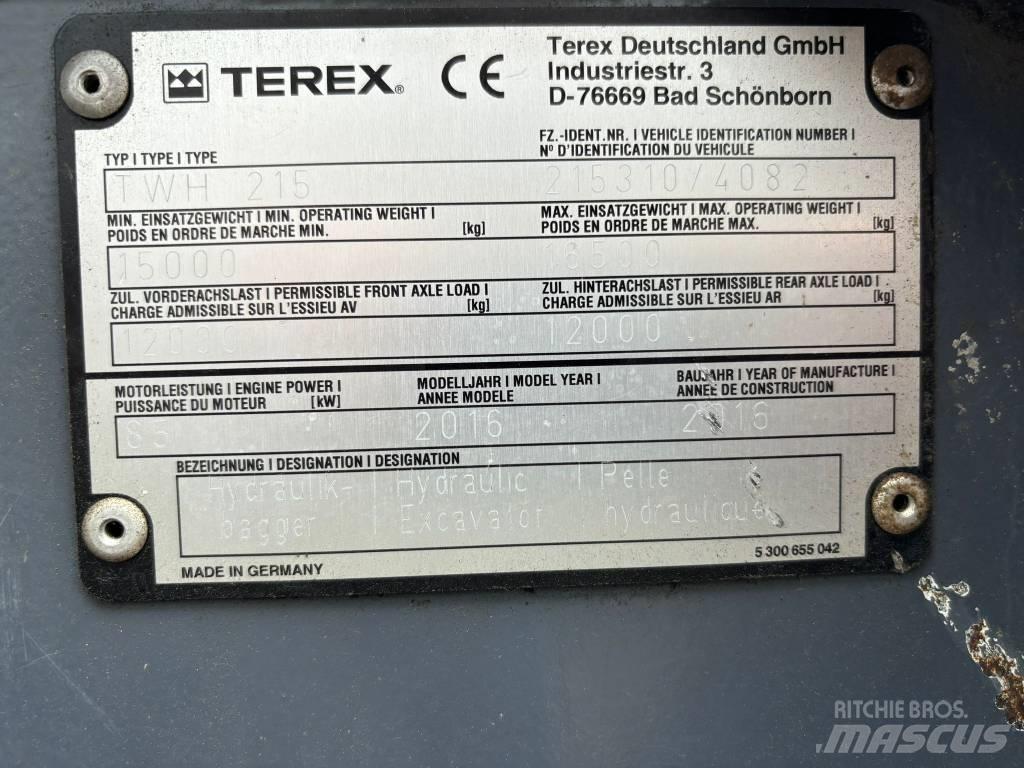 Terex TWH215 Sorteringsudstyr