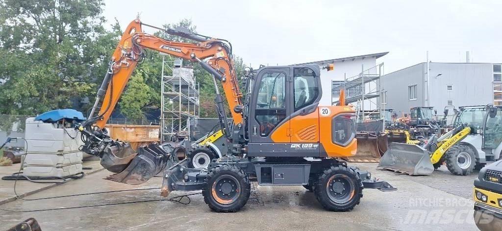 Doosan DX 100 W-7 Gravemaskiner på hjul