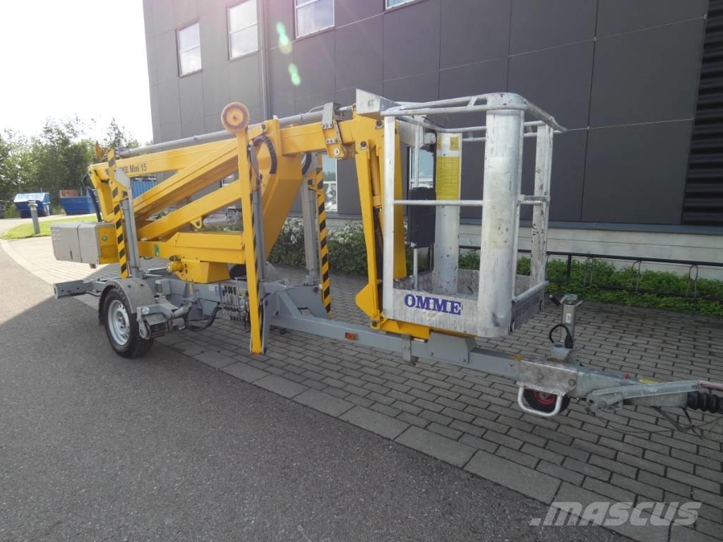 Omme Mini 15 EXBJ Trailermonterede lifte