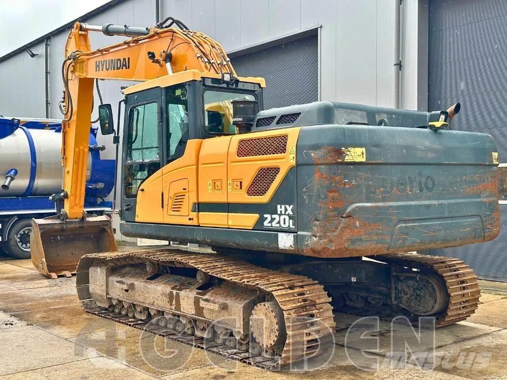 Hyundai HX220L Gravemaskiner på larvebånd