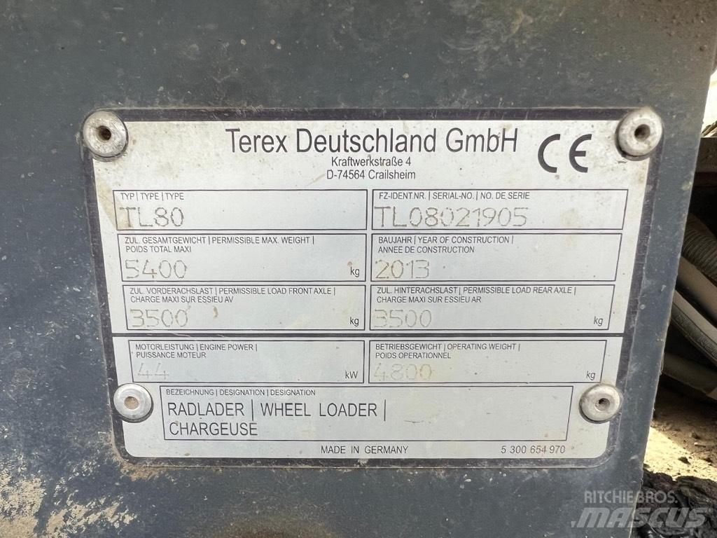 Terex TL 80 Læssemaskiner på hjul