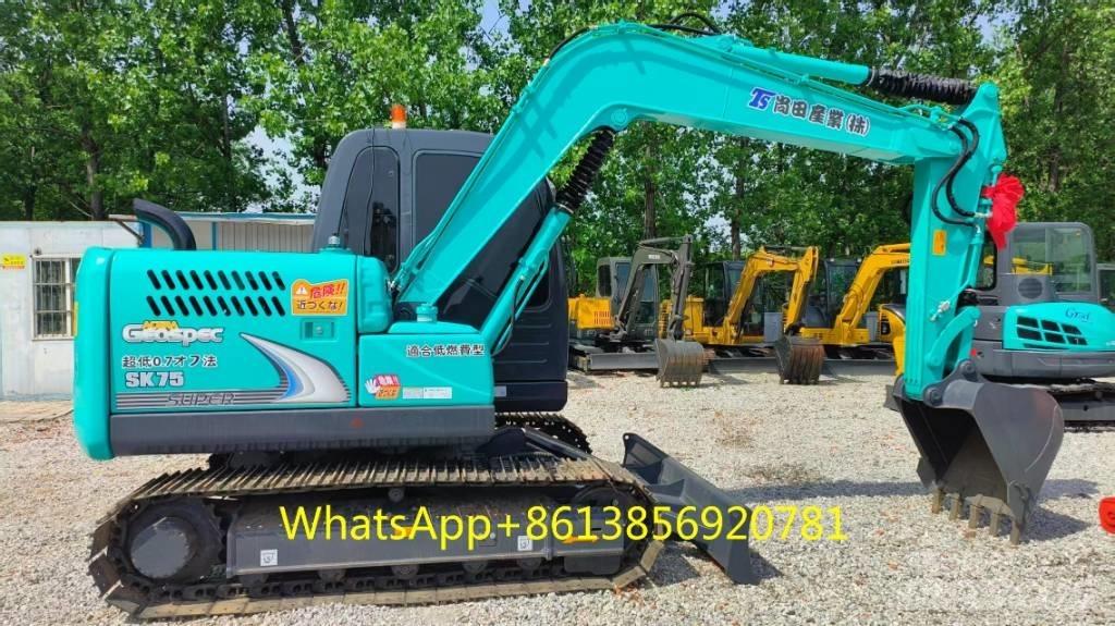 Kobelco SK 75 Gravemaskiner på larvebånd