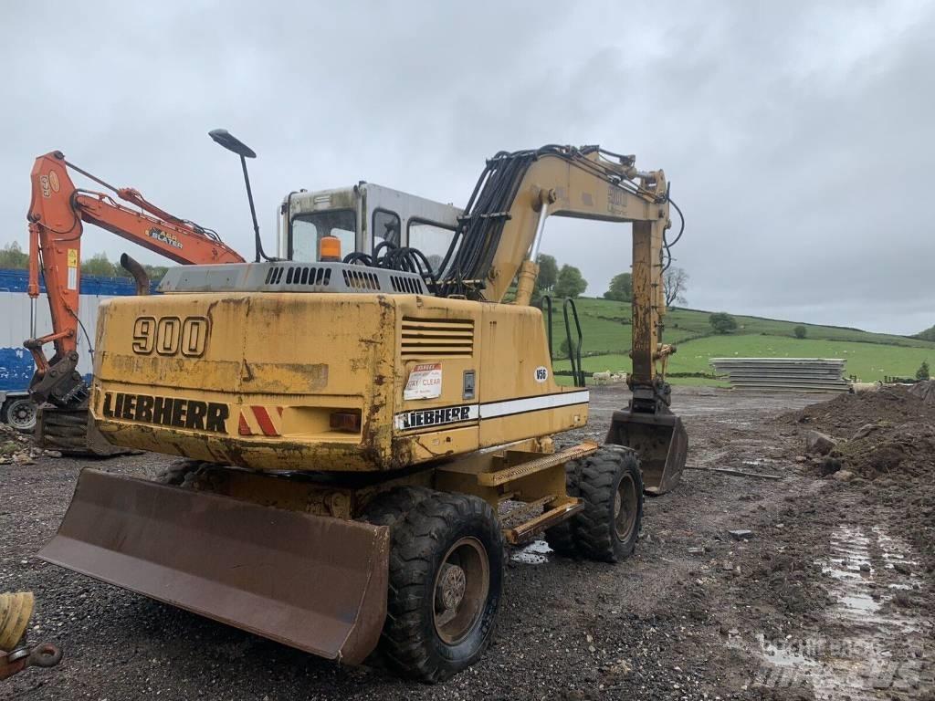 Liebherr 900 Gravemaskiner på hjul