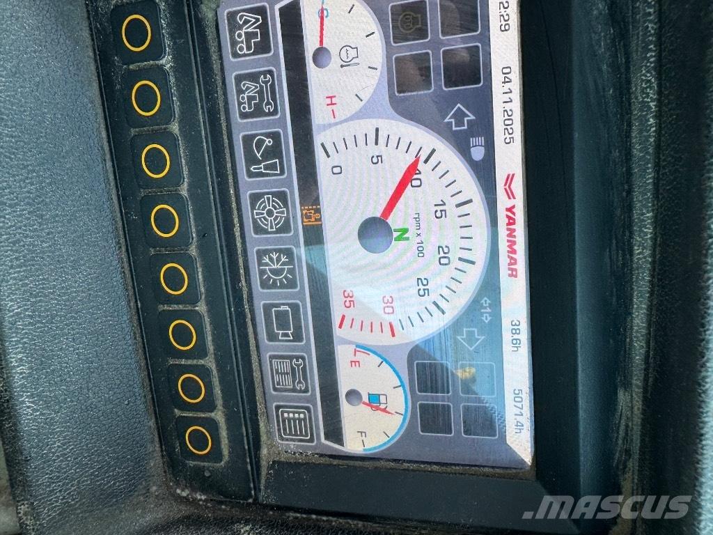 Yanmar B95W (40810) Gravemaskiner på hjul