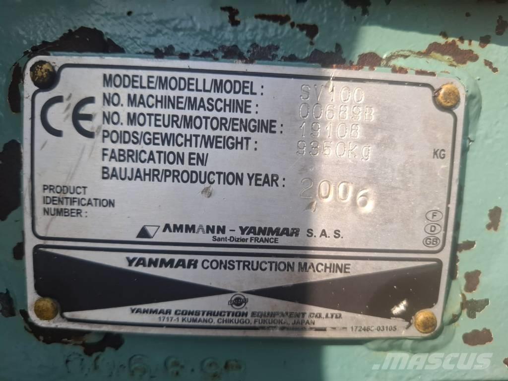 Yanmar SV 100 Midi-gravemaskiner 7t - 12t