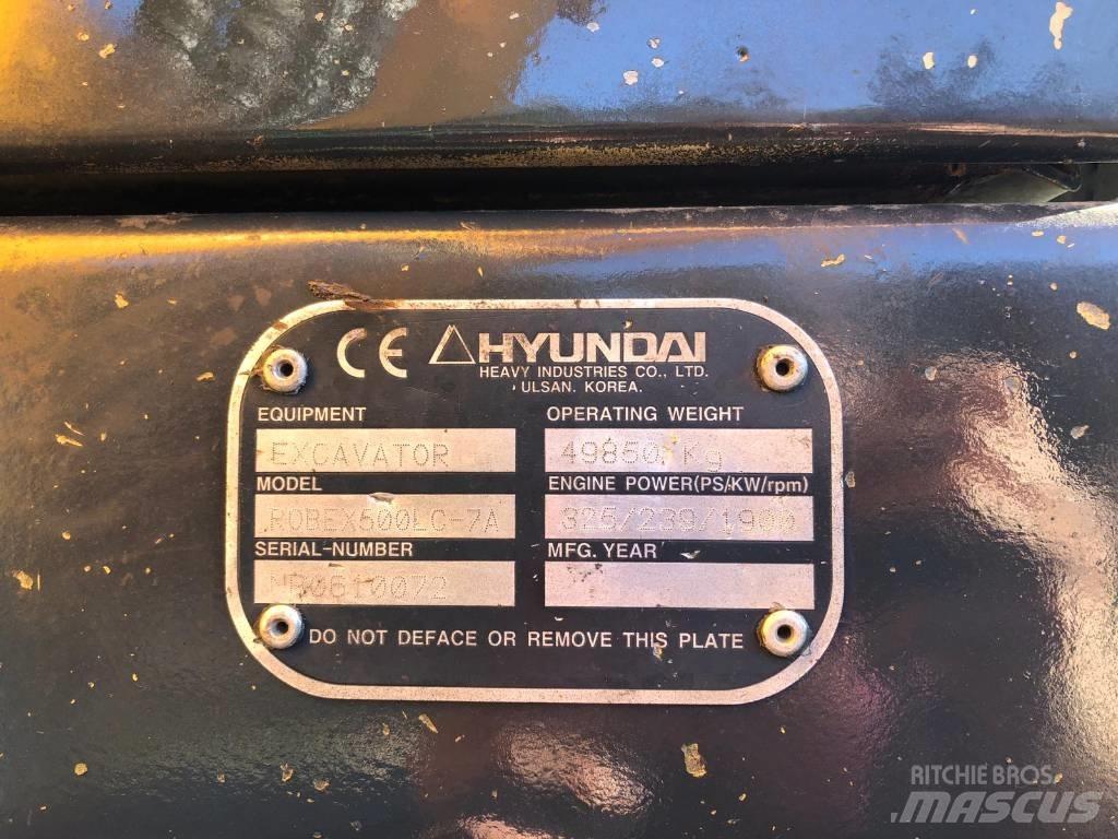 Hyundai R500LC-7A Gravemaskiner på larvebånd
