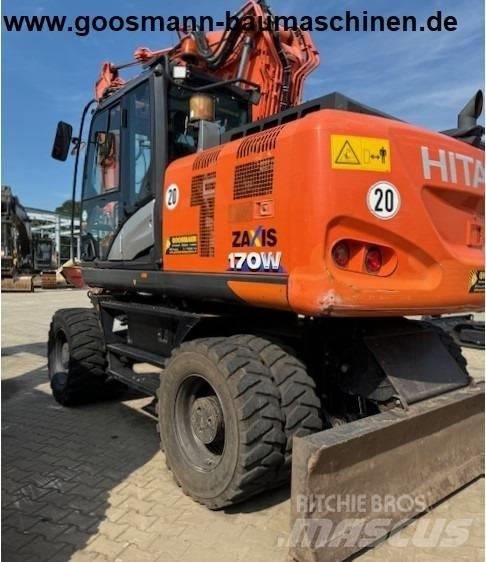 Hitachi ZX 170 W-6 Gravemaskiner på hjul