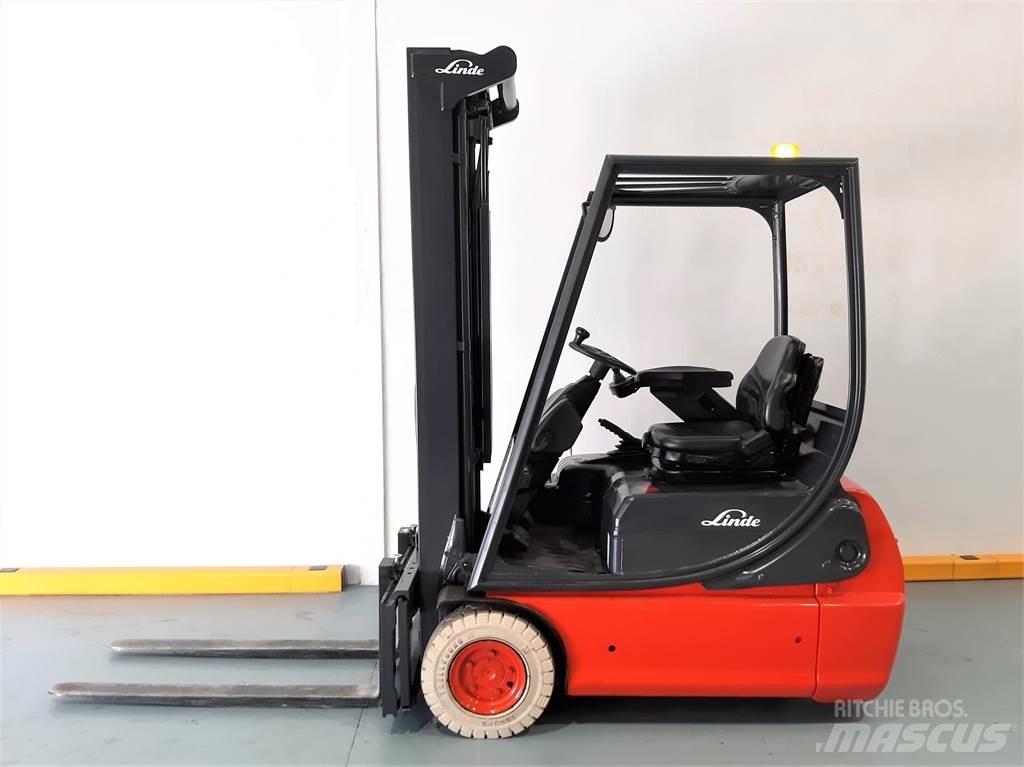 Linde E16C 02 El gaffeltrucks