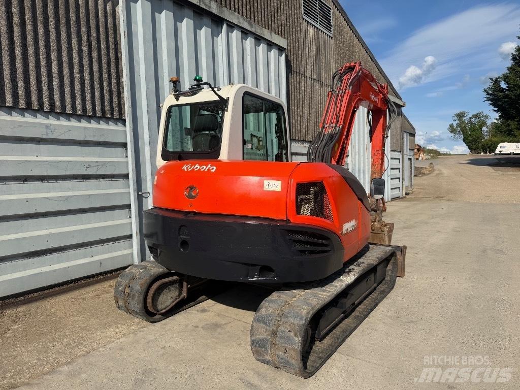 Kubota KX 080 Midi-gravemaskiner 7t - 12t