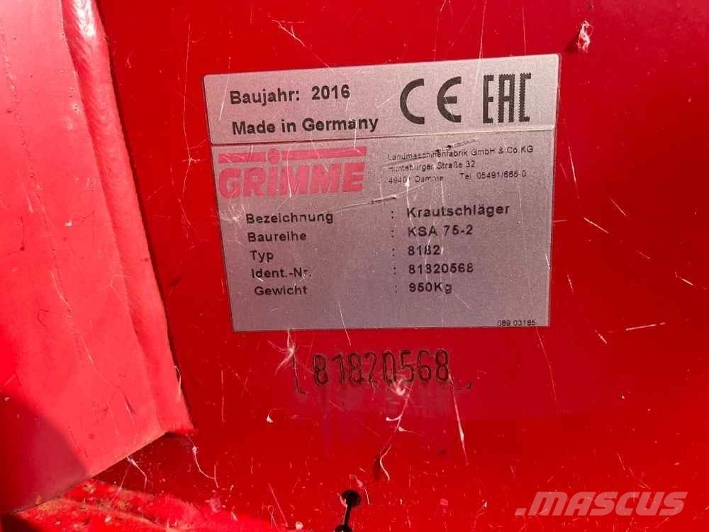 Grimme KSA 75-2 Kartoffelmaskiner - Andet udstyr