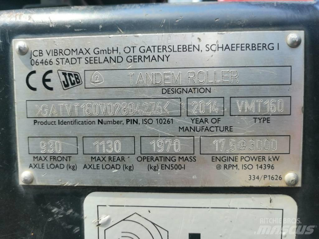 JCB Vibromax vmt 160 Tvilling tromle
