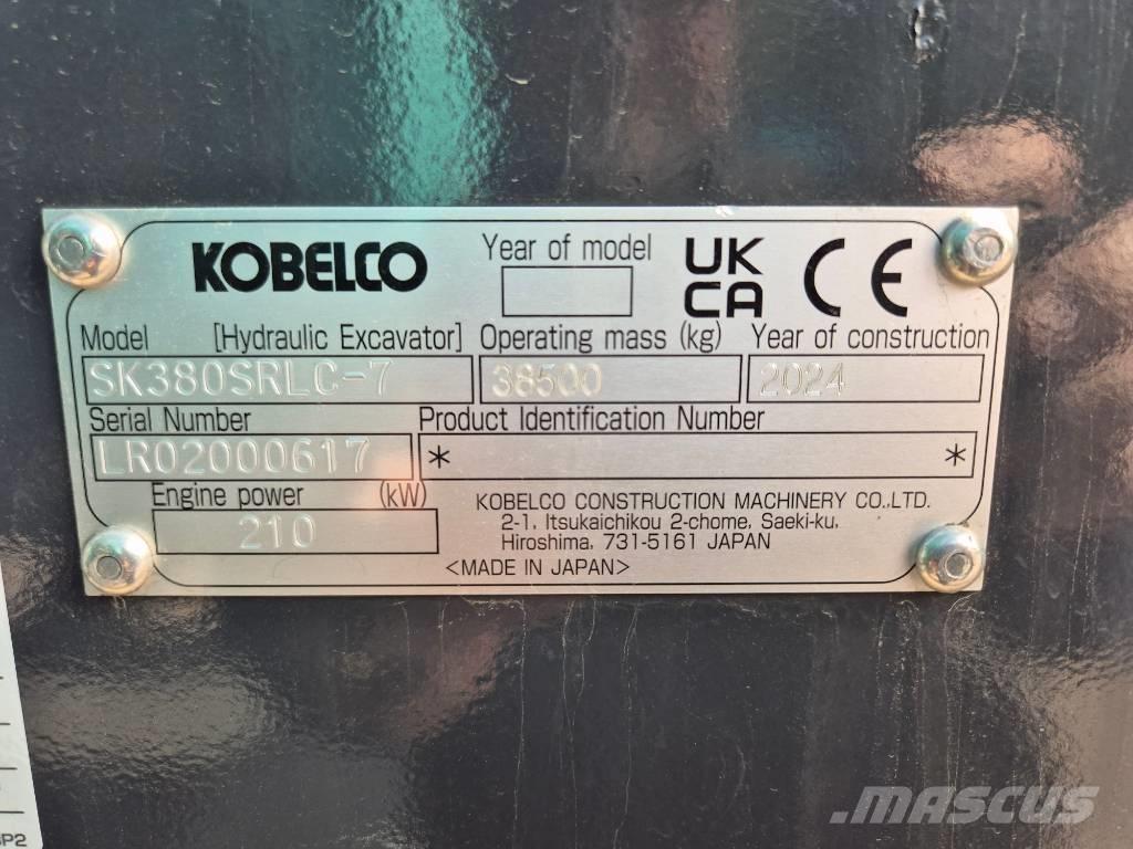 Kobelco SK380SRLC Gravemaskiner på larvebånd