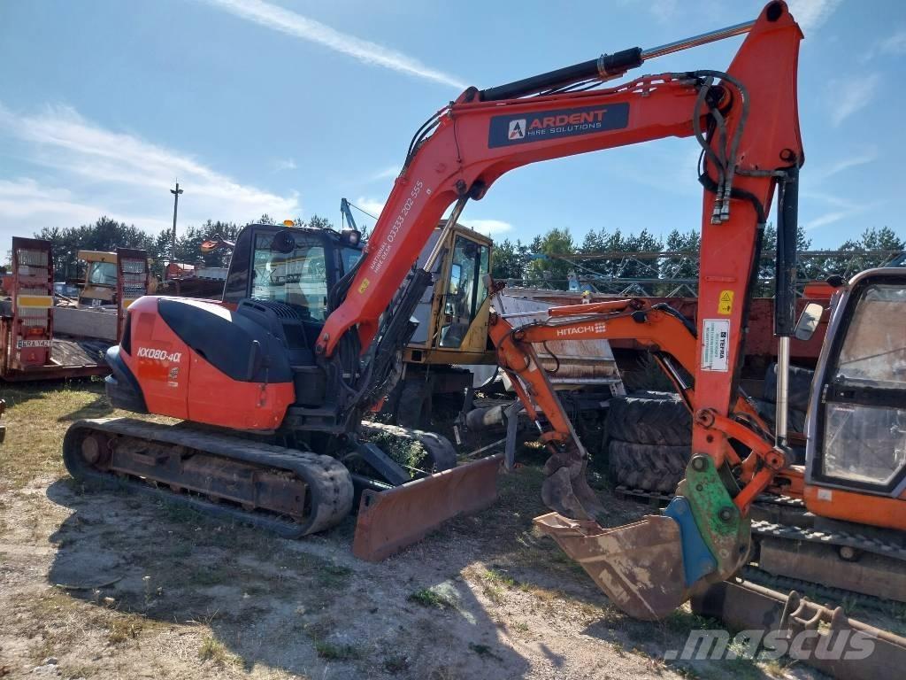 Kubota KX 080-4 Midi-gravemaskiner 7t - 12t