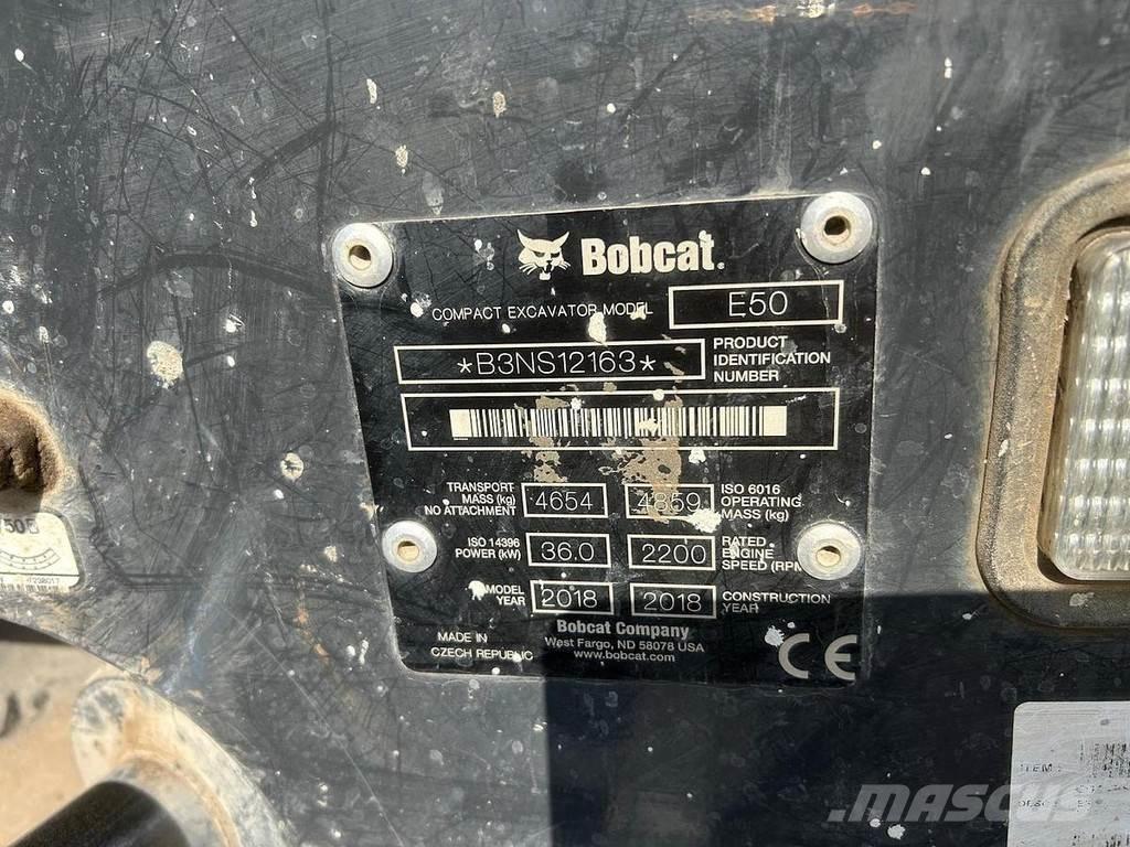 Bobcat E50 Minigravemaskiner