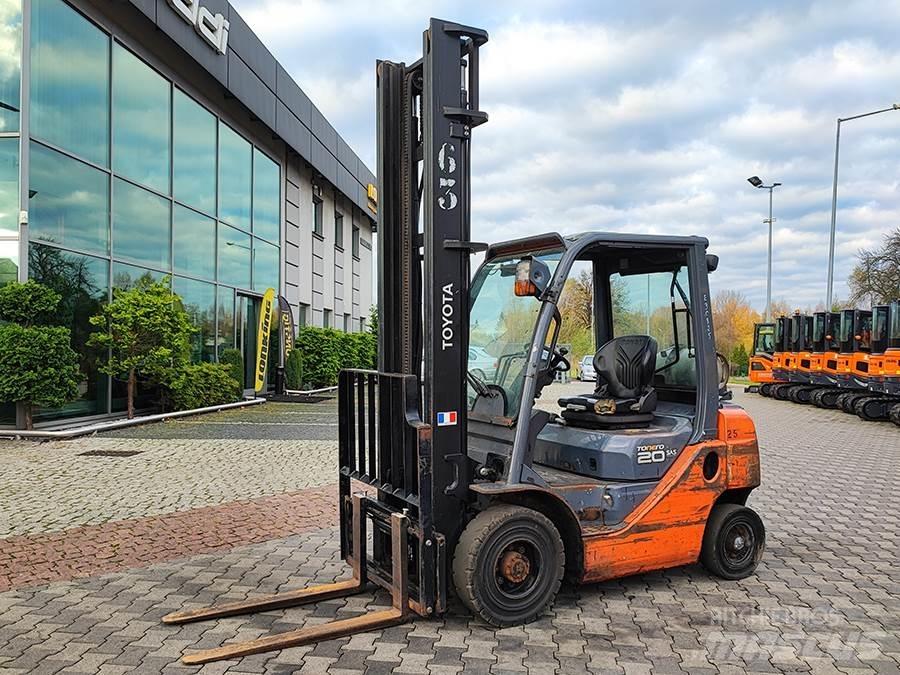 Toyota 02-8FGF20 LPG gaffeltrucks