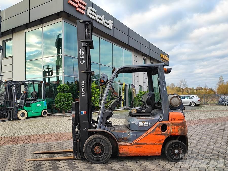 Toyota 02-8FGF20 LPG gaffeltrucks