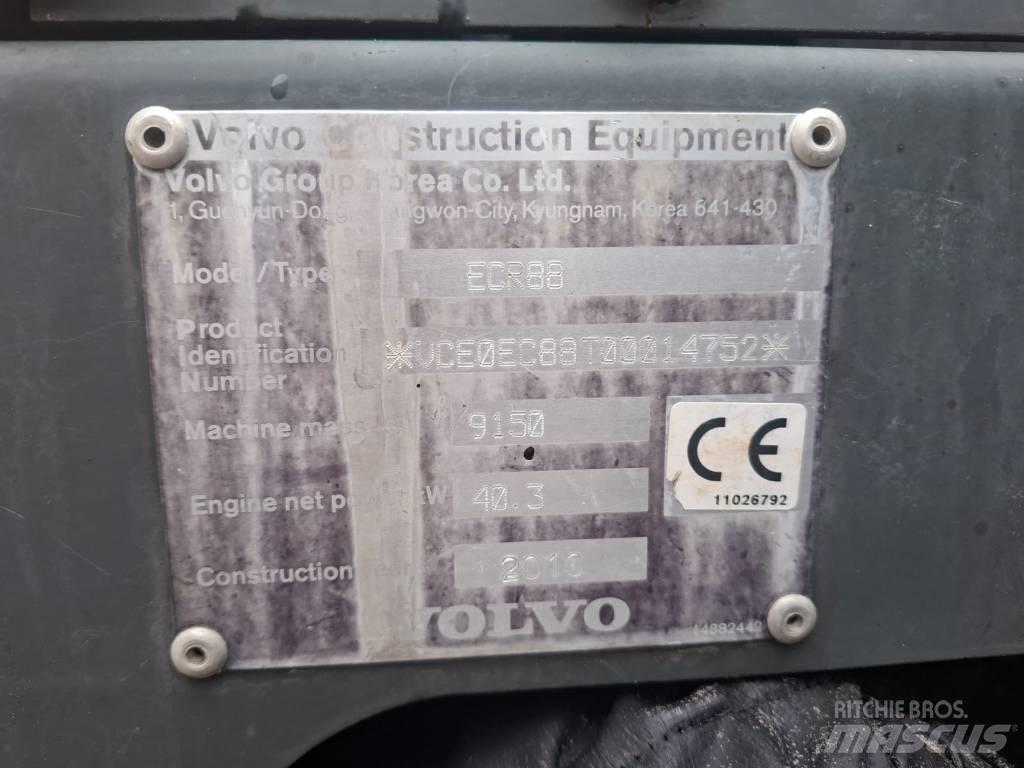 Volvo ECR 88 Midi-gravemaskiner 7t - 12t