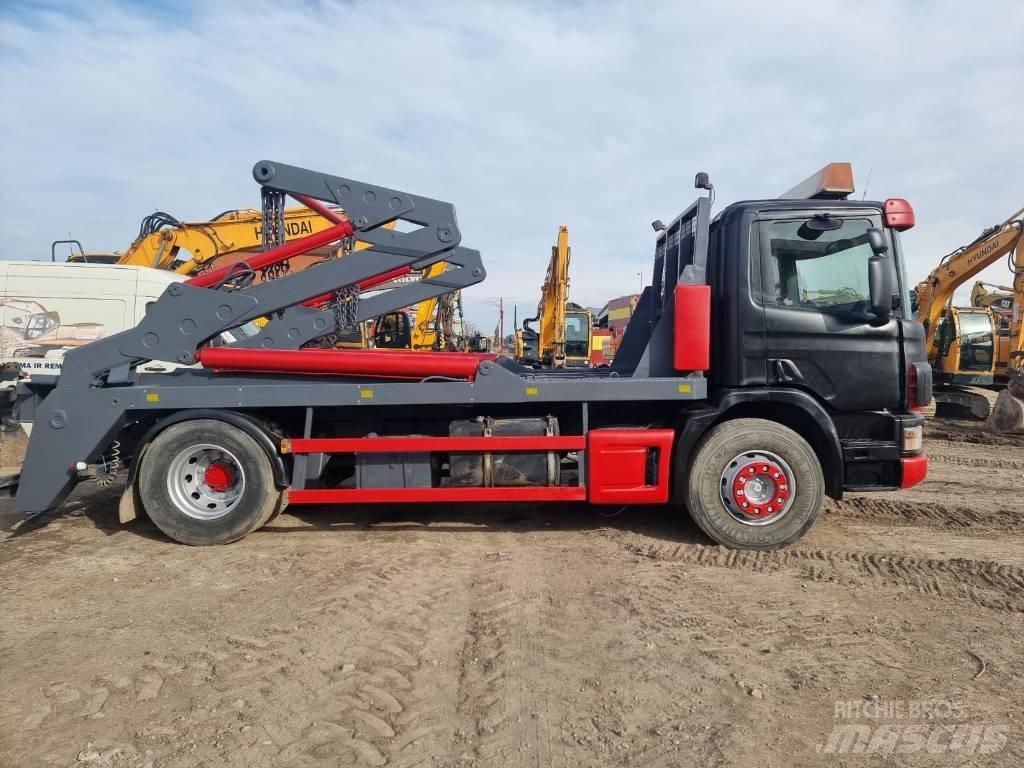Scania 94L Lastbiler med containerramme / veksellad