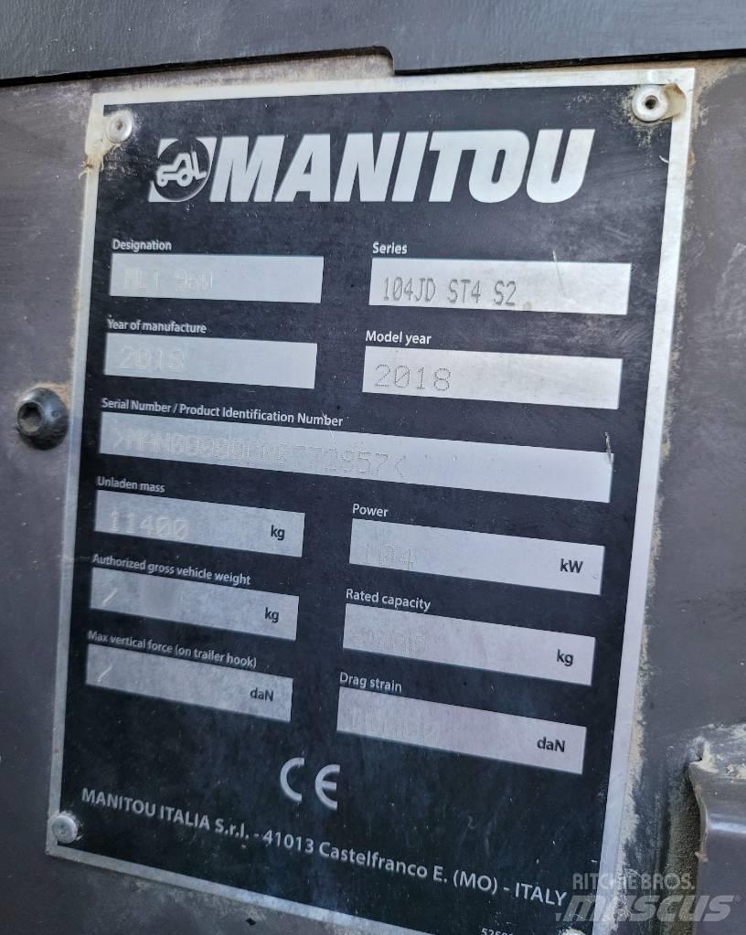 Manitou MLT960 Teleskoplæssere