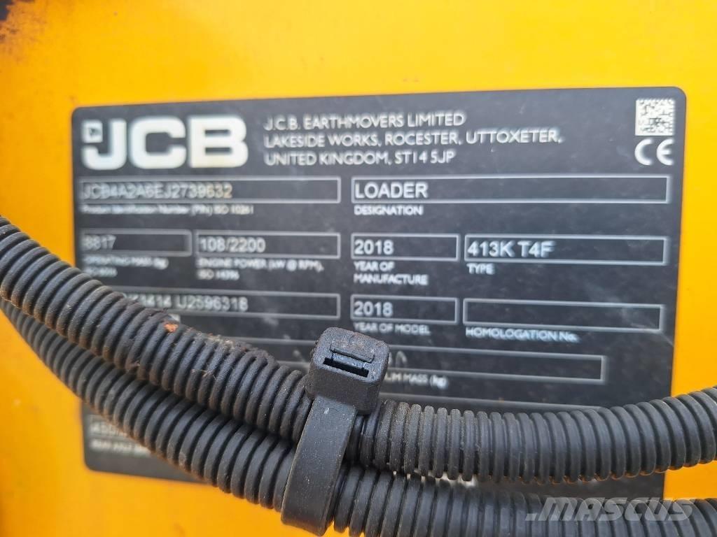 JCB 413 K Læssemaskiner på hjul