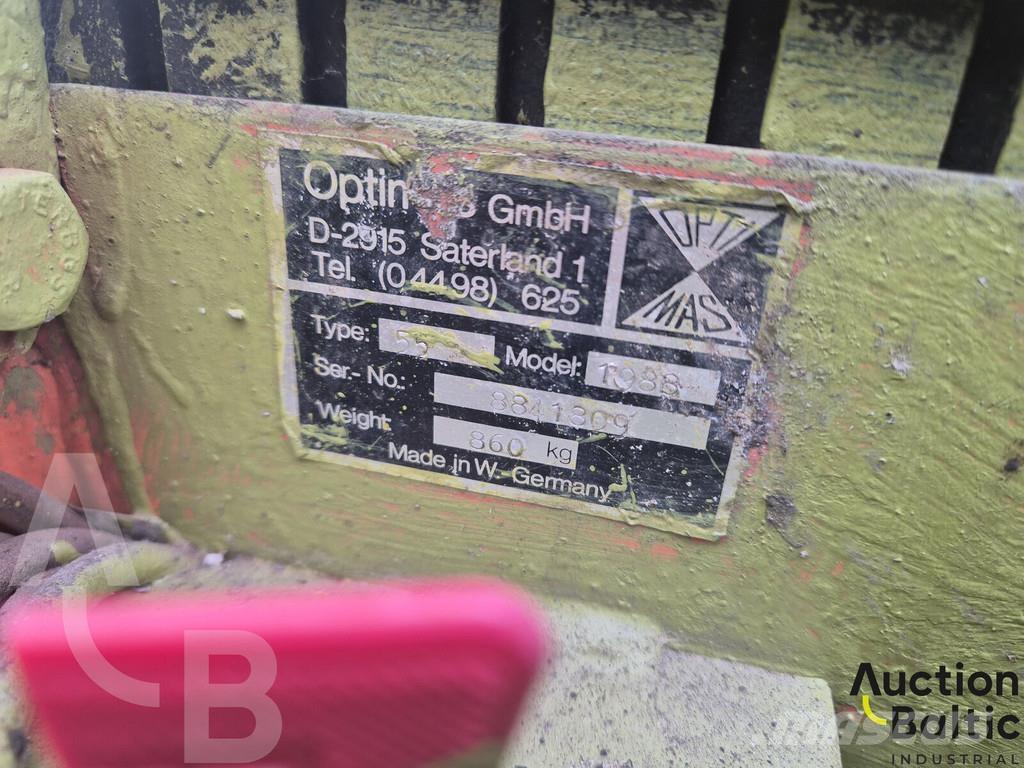 Optimas 55 Udstyr til håndtering og placering