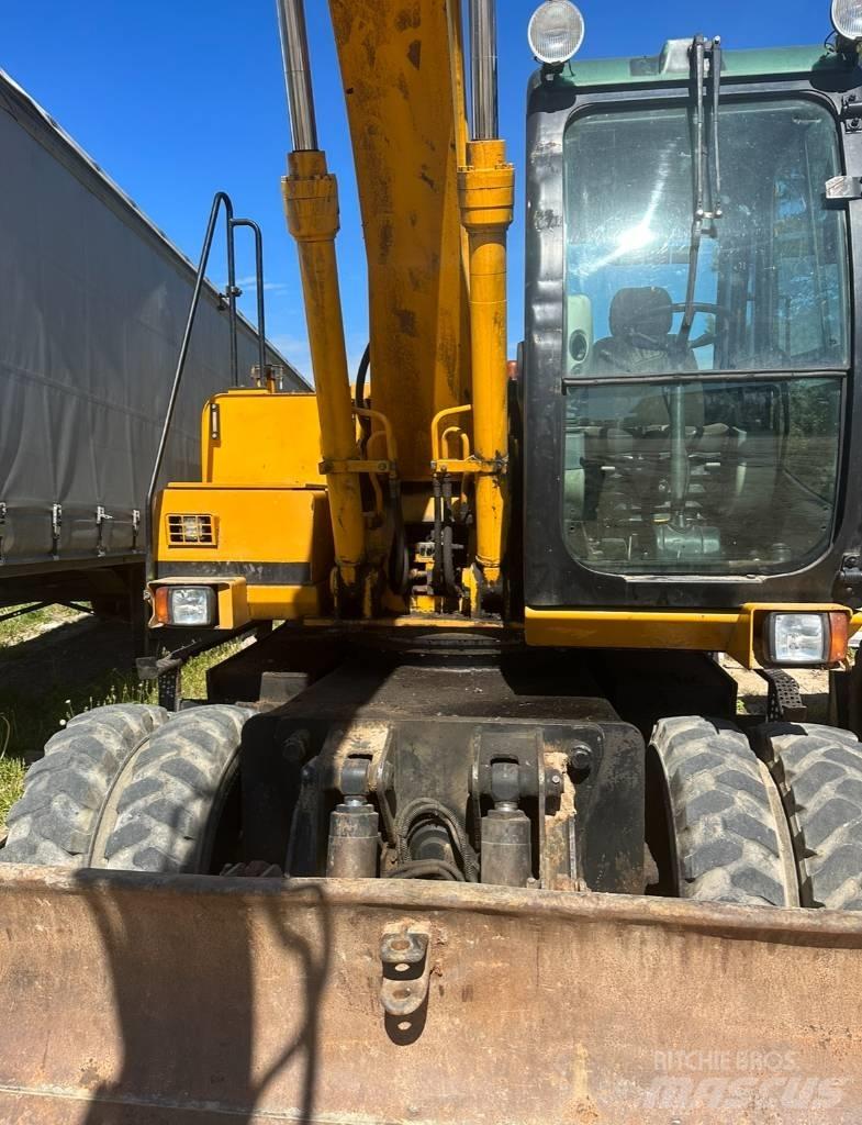 JCB JS 145 W Gravemaskiner på hjul