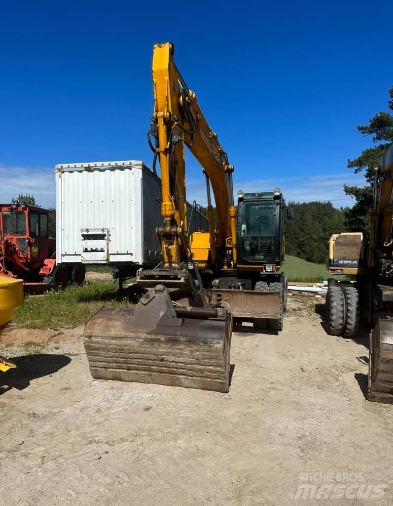 JCB JS 145 W Gravemaskiner på hjul