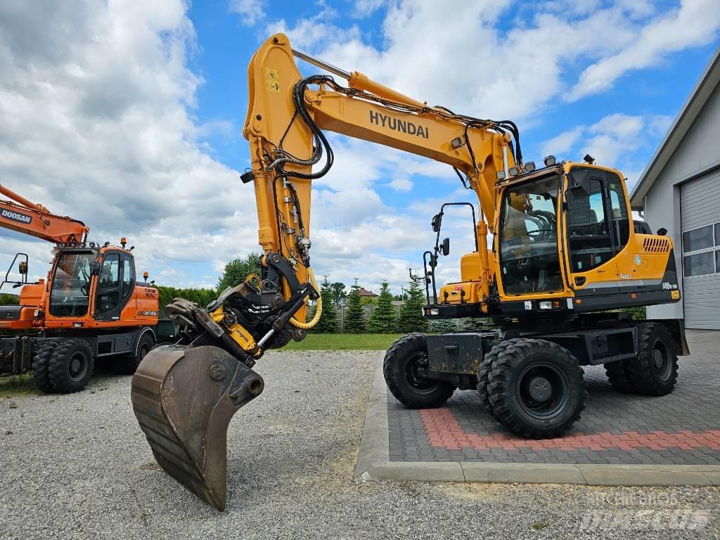 Hyundai 140 W 9 A Gravemaskiner på hjul