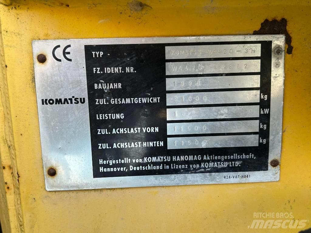 Komatsu WA 420 Læssemaskiner på hjul