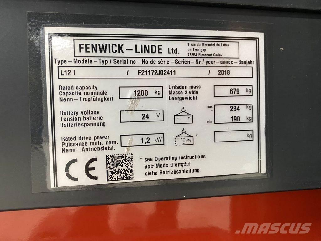 Linde L12 I Gaffelstabler med gående fører