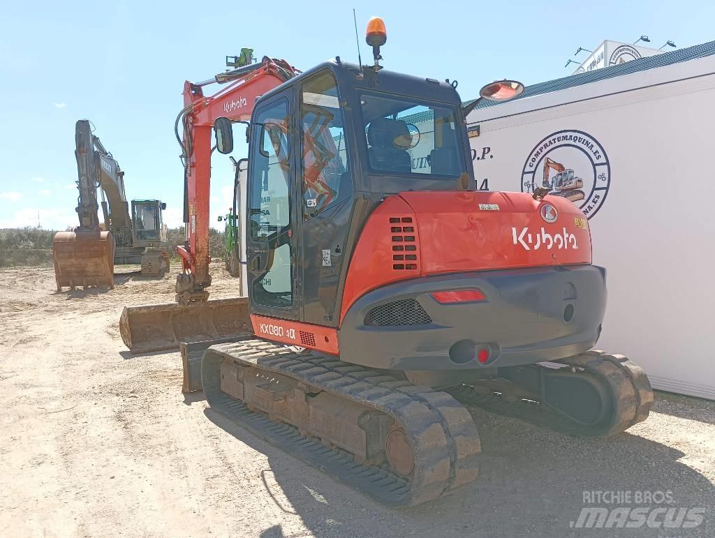 Kubota KX080-4a Gravemaskiner til skovbrug