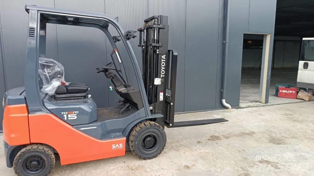 Toyota 8FDF15 Diesel gaffeltrucks