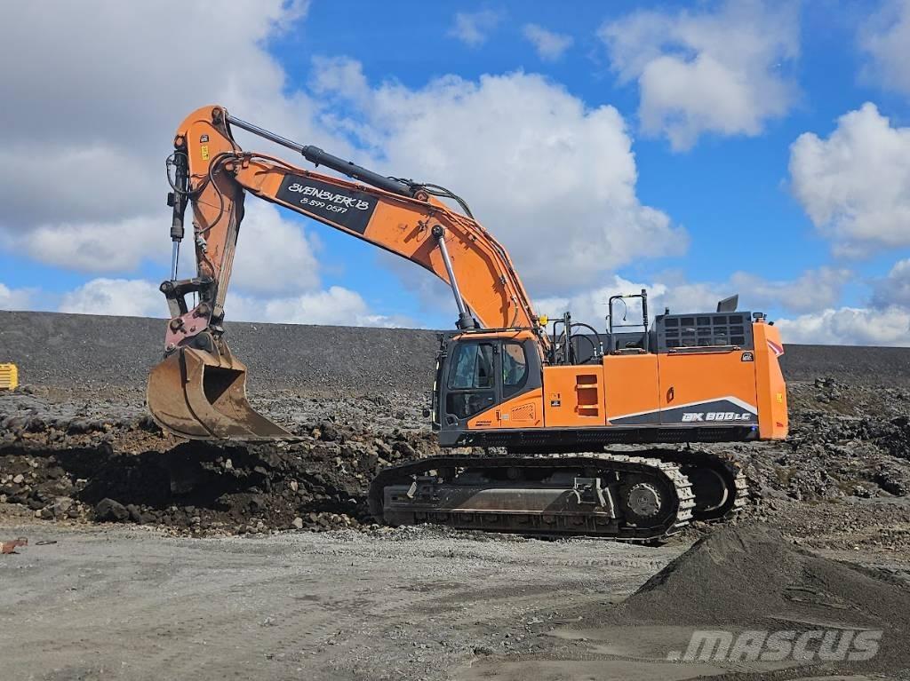 Doosan DX800LC-7 Gravemaskiner på larvebånd
