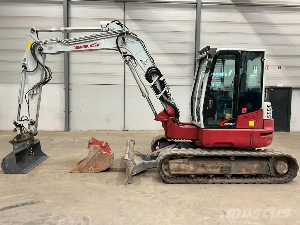 Takeuchi TB 280 FR Midi-gravemaskiner 7t - 12t