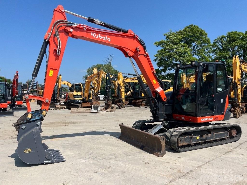 Kubota KX 080-4 Midi-gravemaskiner 7t - 12t