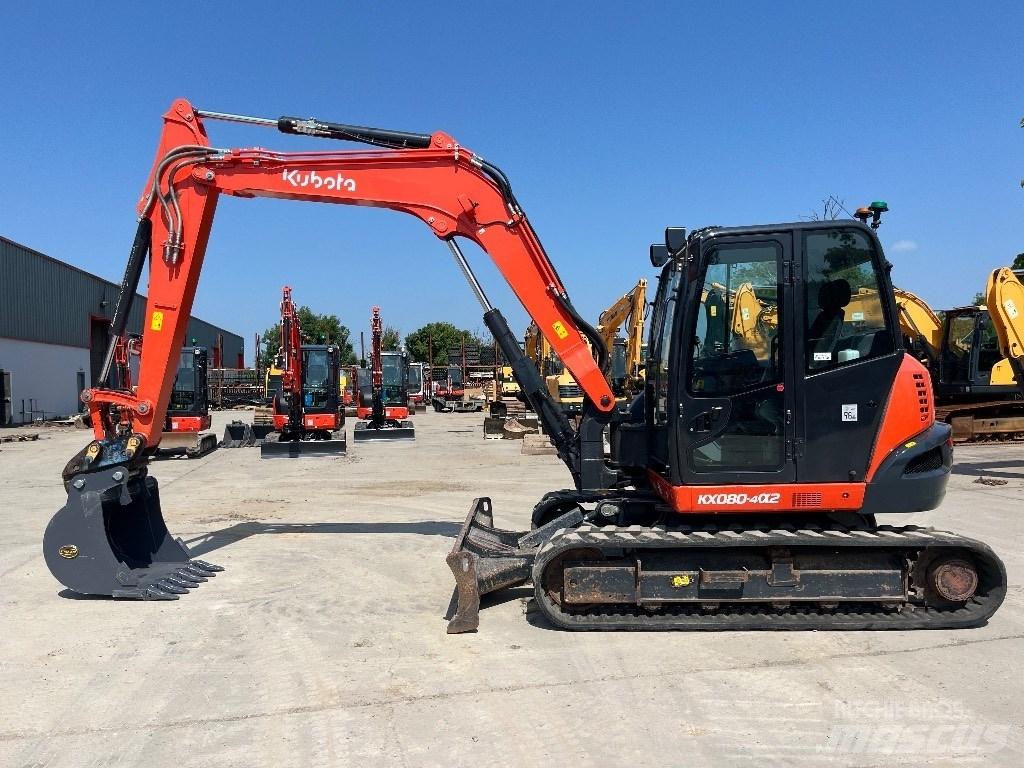 Kubota KX 080-4 Midi-gravemaskiner 7t - 12t